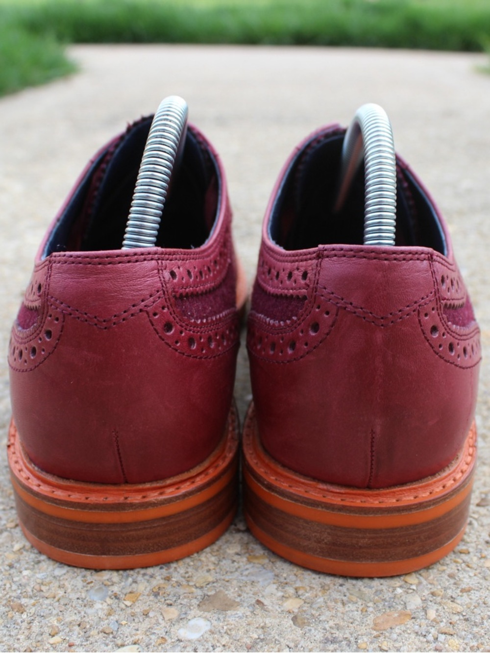 Cole Haan Men's American Classics Leather/Wool Montrose Wingtip Oxfords Sz 11 - Picture 4 of 7